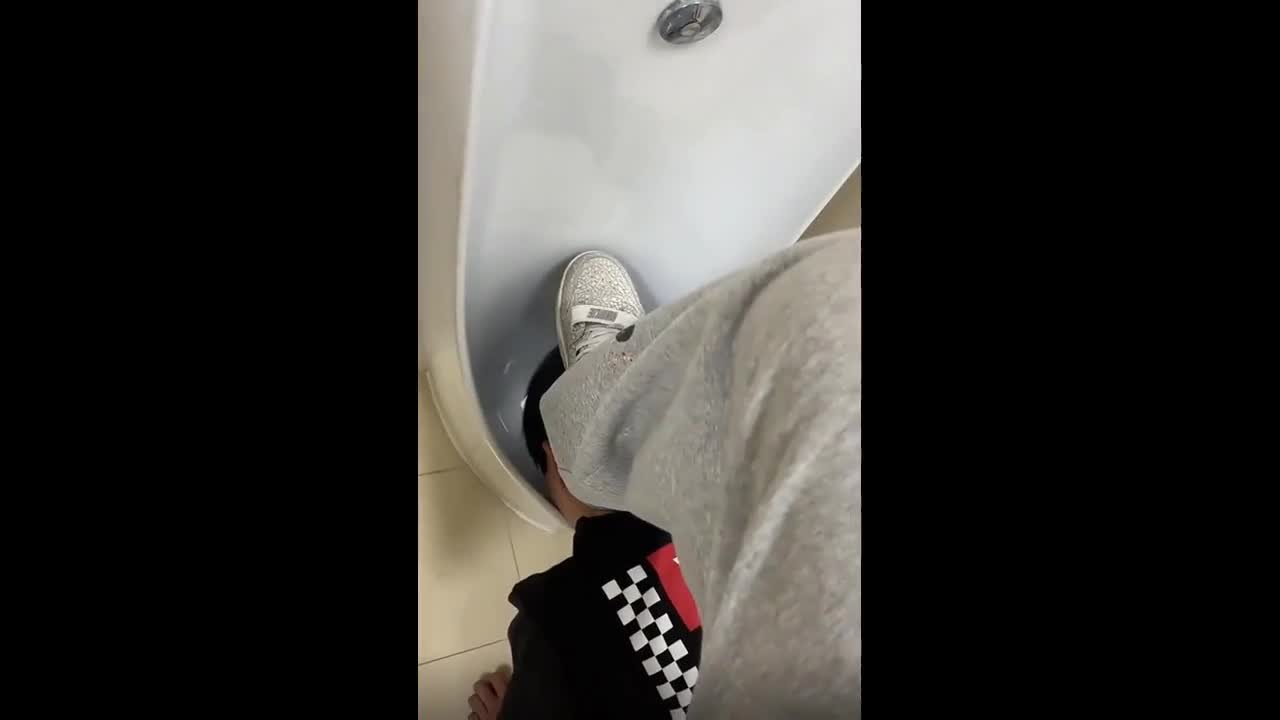 Faggot public Toilet