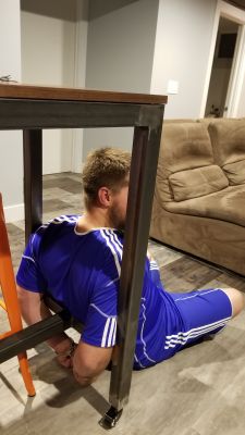My partner locked me to a table while He played around with someone in our bed.