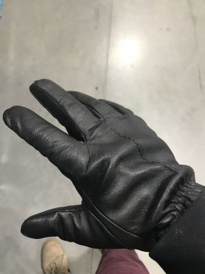 Alpha leather gloves to weaken dumb faggots, let the gloves rule & ruin you stupid slaves