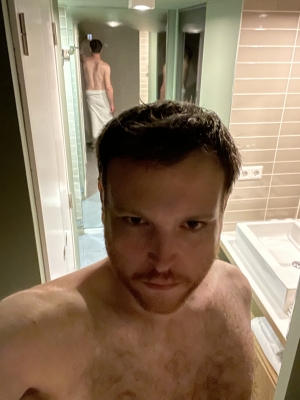 Spontaneous post-shower pic