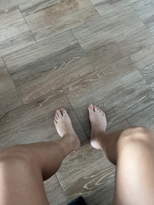 Fresh after the shower, ready to tame the bad boys. How much are these legs worth? Show me gratitude