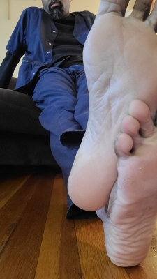 I relax and you drool at my feet