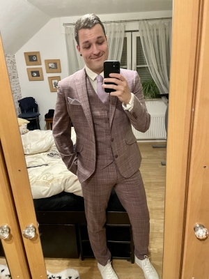 Does the suit make me look too friendly?